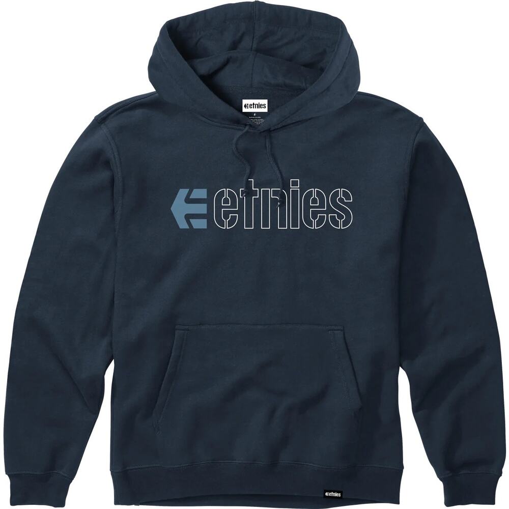 Etnies Kids' Boys' Youth Ecorp Pullover Fleece Hoodie Sweatshirt in Navy